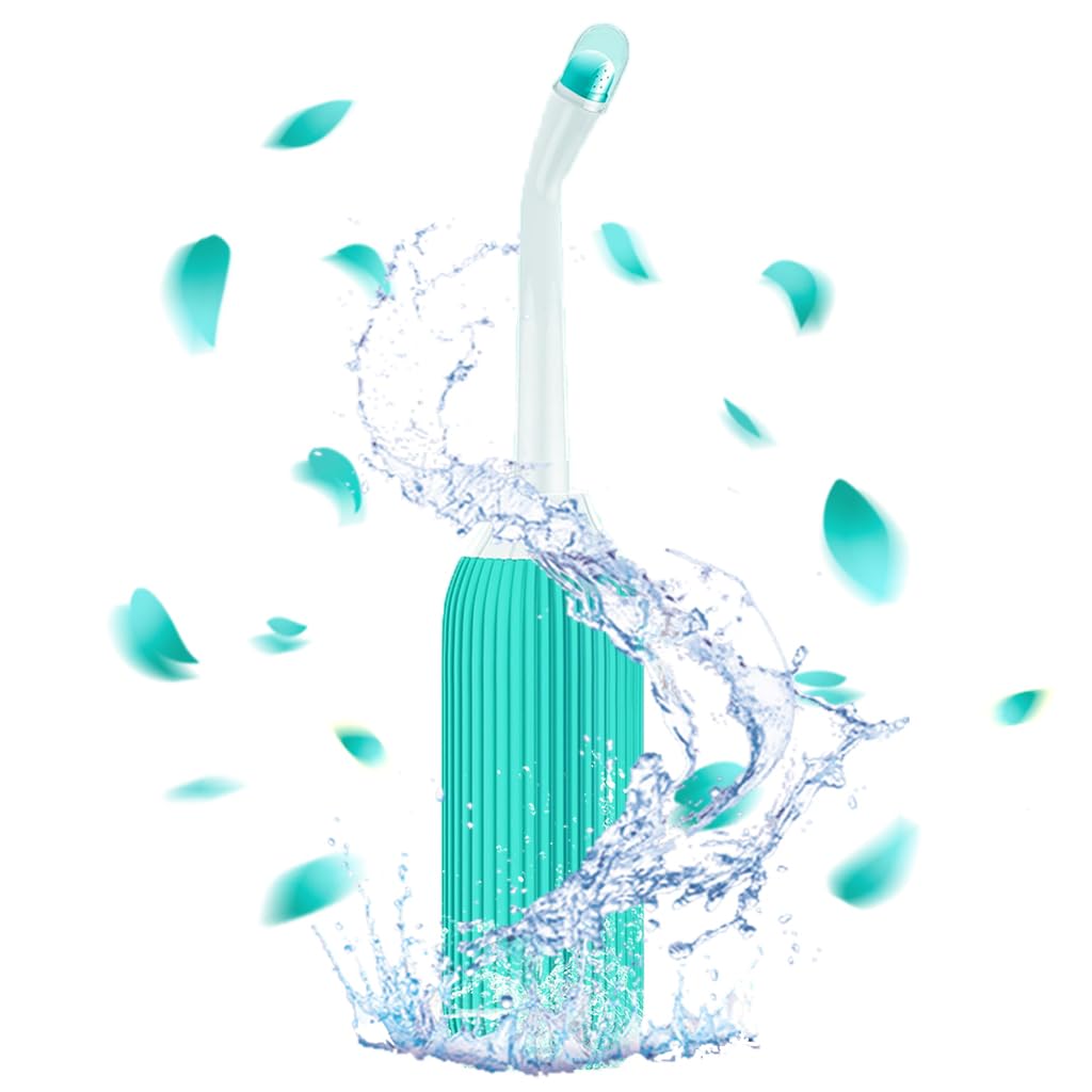 HANNEA 500ml Portable Retractable Travel Bidet with Bag/2 Nozzles for Toilet Handheld Postpartum Perineal Cleansing Childbirth Cleaner - for Outdoor,Camping,Personal Hygiene (Green, 500ml) HANNEA 500ml Portable Retractable Travel Bidet with Bag/2 Nozzles for Toilet Handheld Postpartum Perineal Cleansing Childbirth Cleaner - for Outdoor,Camping,Personal Hygiene (Green, 500ml)